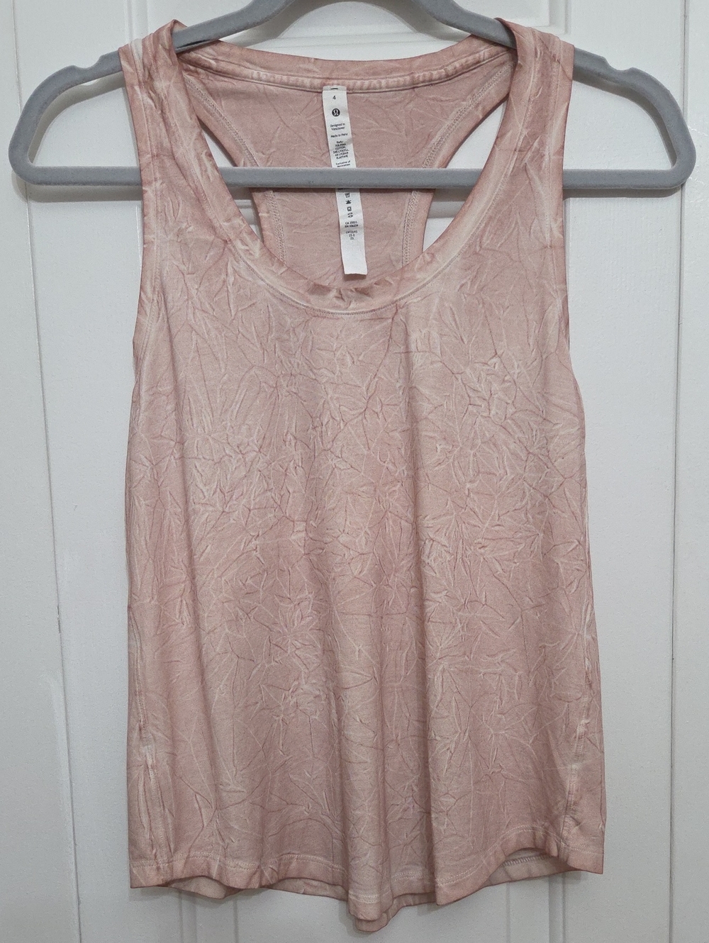 Lululemon Love Tank Top Summit Wash Smoky Topaz/ 4
